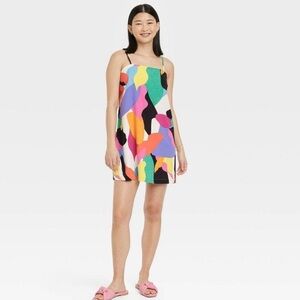 Target A New Day Colorful Abstract Print Dress